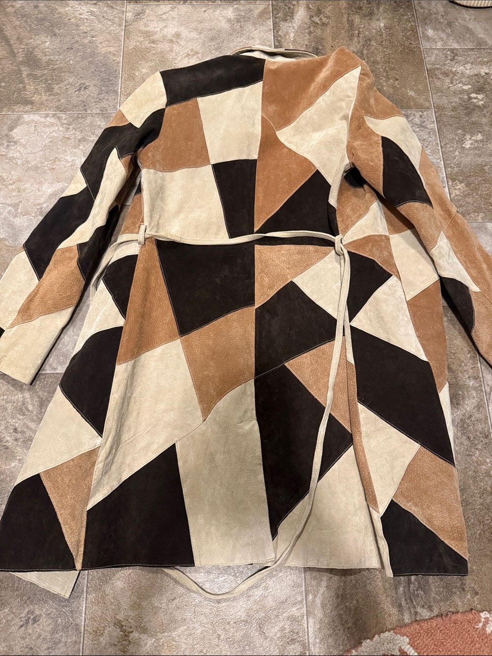 Vintage 90’s/Y2K BB Dakota Leather Patchwork Jacket - Picture 6 of 7